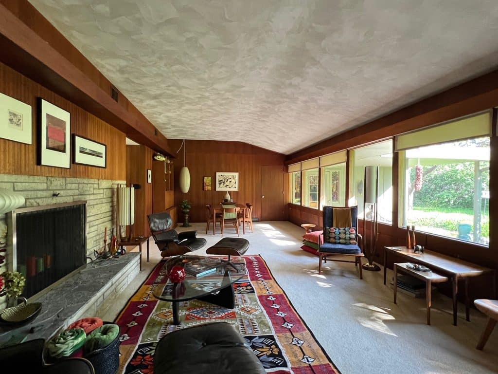 Tom Harper Mid-century modern home - living room