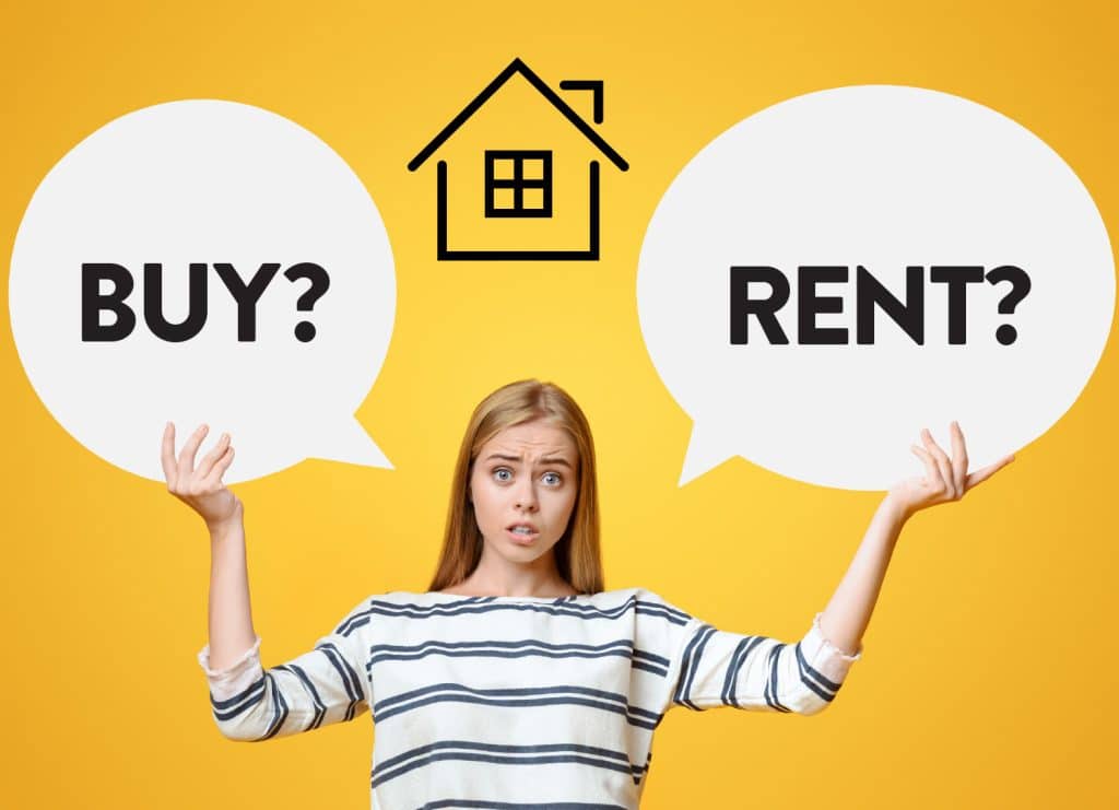 Buy? Rent? Graphic